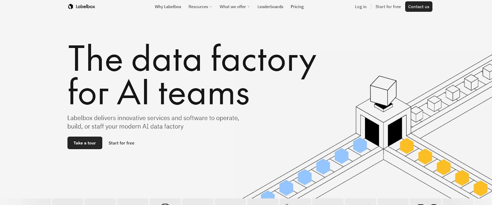 What are the leading platforms for automated data labeling services