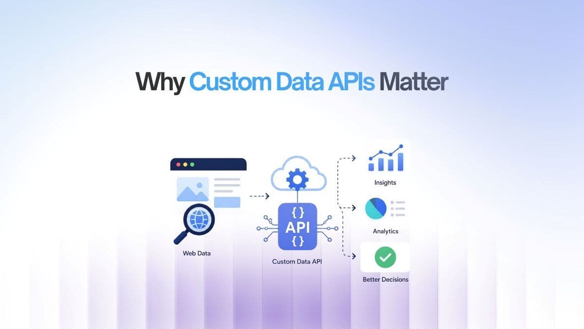 From Raw Web Data to Real Results: Why Custom Data APIs Matter