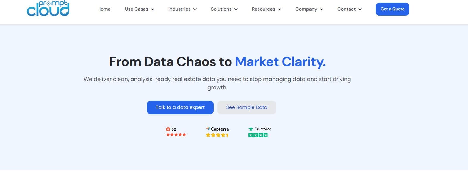 What companies specialize in web scraping for real estate listings